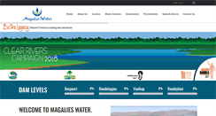 Desktop Screenshot of magalieswater.co.za
